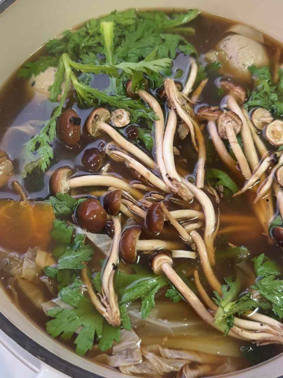 有樹食的湯底光看都覺得身心滿足。